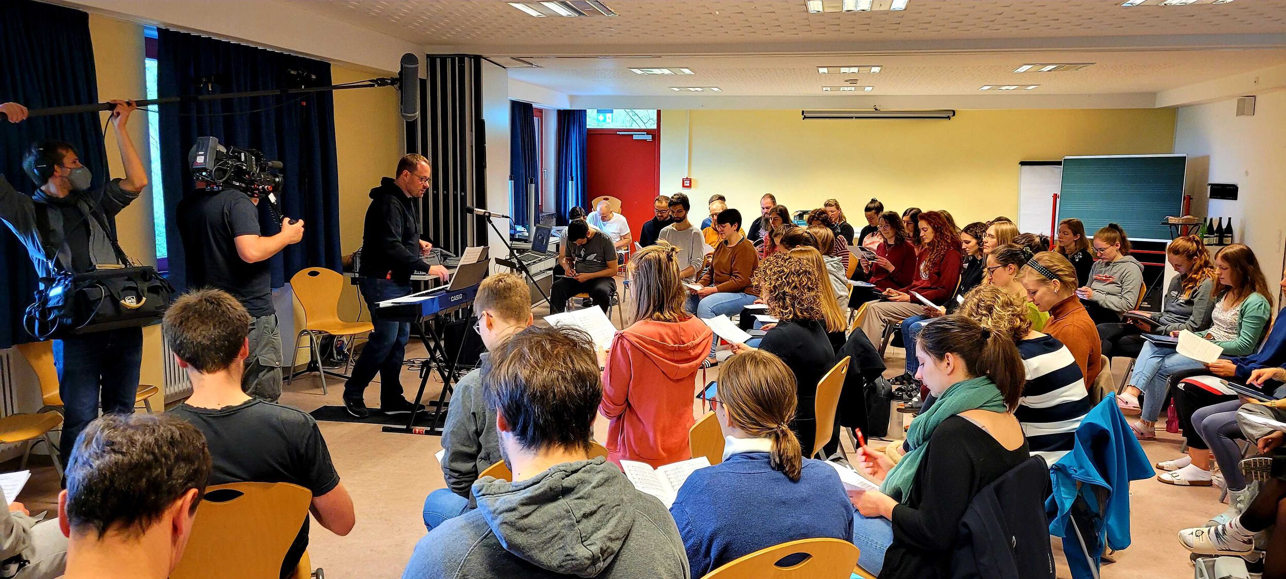 TV-Probe beim Probenwochenende